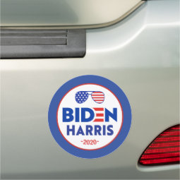 FLAG SUNGLASSES JOE BIDEN KAMALA HARRIS 2020 CAR MAGNET | Zazzle