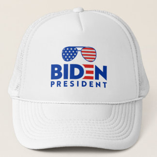 Flag Sunglasses Joe Biden President Election 2020 Trucker Hat