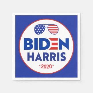 Flag Sunglasses President Joe Biden VOTE 2020 Napkins
