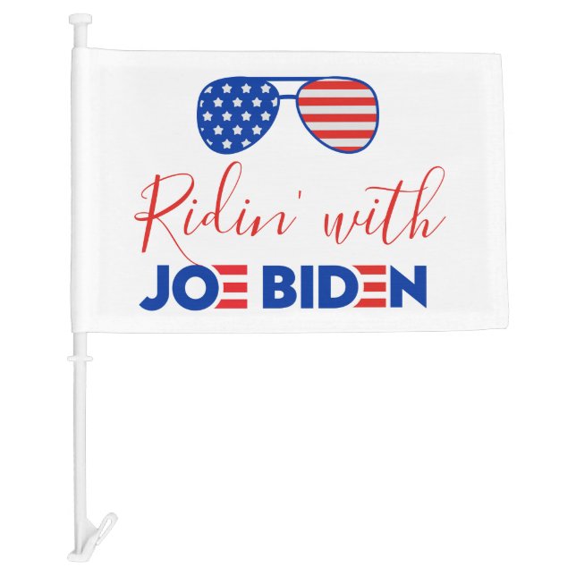 Flag Sunglasses Ridin' With Joe Biden 2020 (Front)