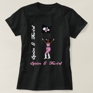 Flag T-Shirt Pink Flower