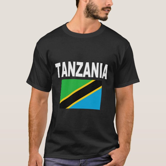 Flag Tanzania Hoodie Cool Tanzanian Flags Jacket G T-Shirt (Front)