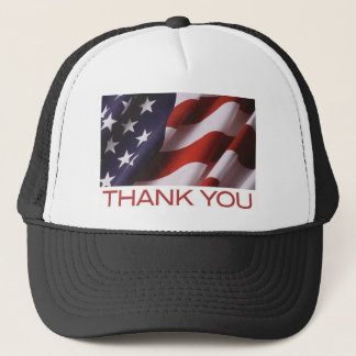 Flag-Thank You Trucker Hat
