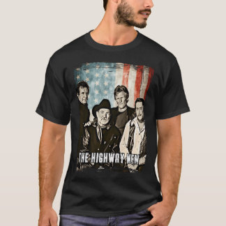 Flag The Highwaymen Band 35 Years Anniversary Gift T-Shirt