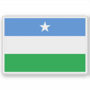 Flag the Puntland state, Somalia (2009–present) Sticker