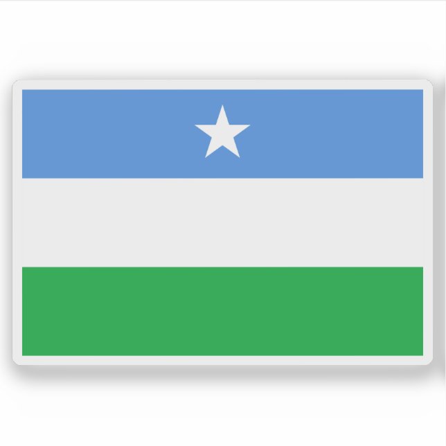 Flag the Puntland state, Somalia (2009–present) Sticker (Front)