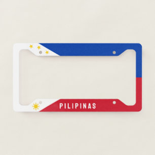 Flag theme of the Philippines License Plate Frame