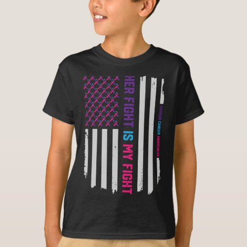 Flag Thyroid Cancer Awareness Tee Gift 