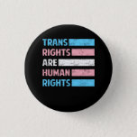 Flag Trans Rights Are Human Rights Lgbt Community  Button at Zazzle