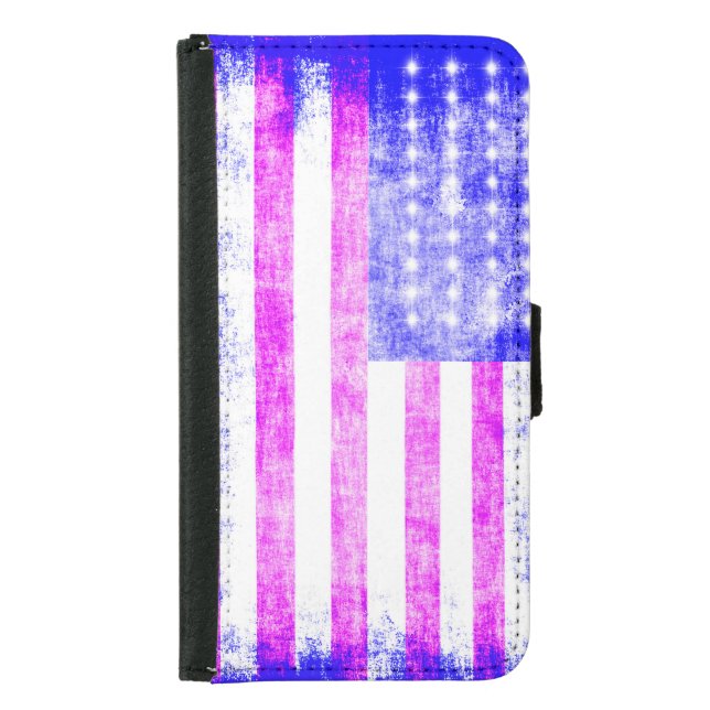 Flag U.S. Samsung Galaxy Wallet Case (Front)