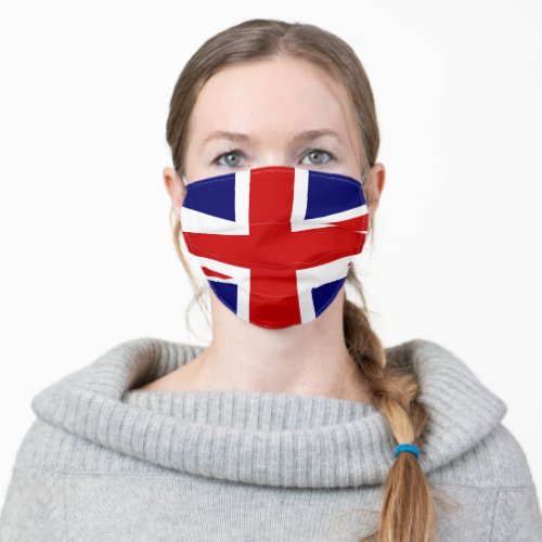 Flag Union Jack Great Britain England UK Adult Cloth Face Mask
