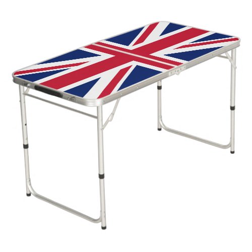 Flag United Kingdom Beer Pong Table