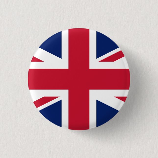Flag United Kingdom Button (Front)