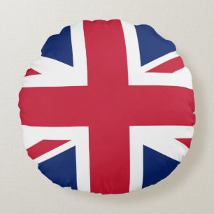 Flag United Kingdom Round Pillow