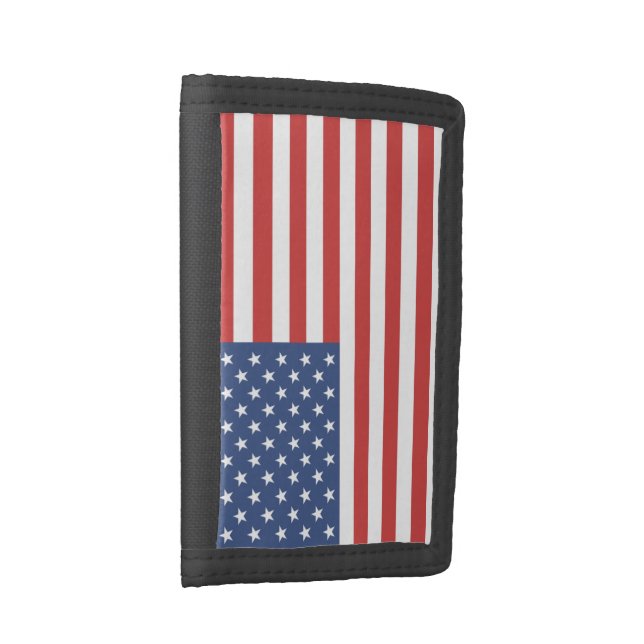 Flag  USA AMERICA  Trifold Wallet (Side)