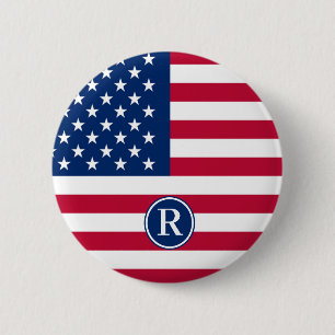 Flag usa Custom Button