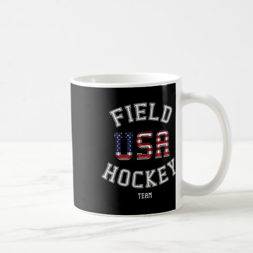 Flag Usa Field Hockey Player Gift  Coffee Mug