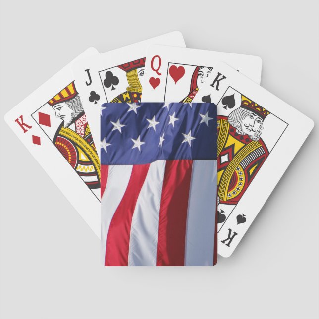 Flag USA Poker Cards (Back)