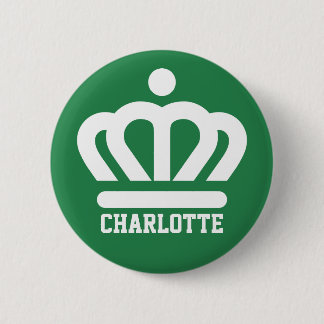 Flag (variant) of Charlotte, NC Button