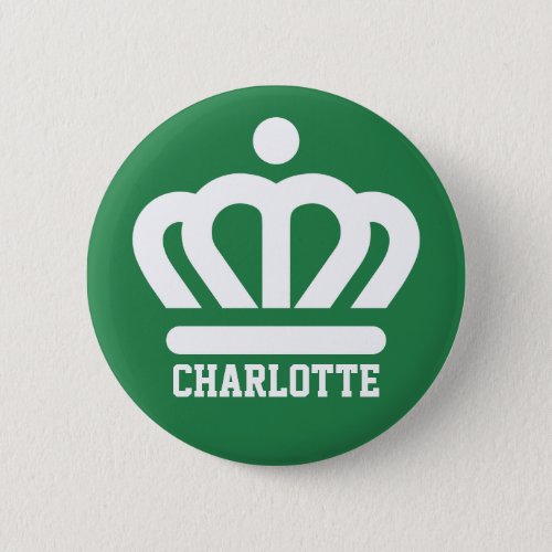 Flag variant of Charlotte NC Button