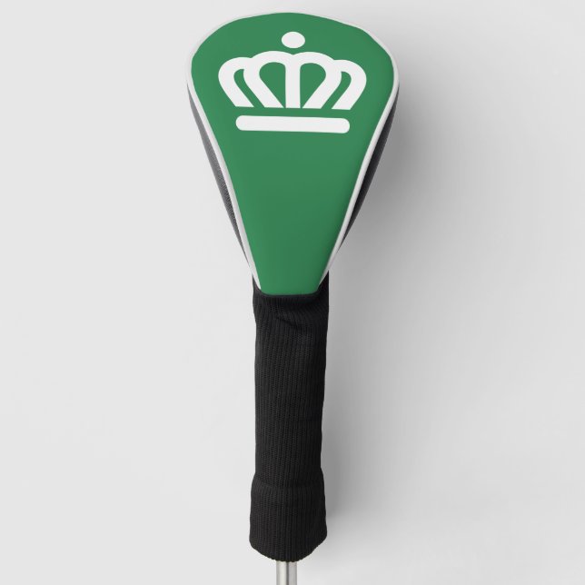 Flag (variant) of Charlotte, NC Golf Head Cover (Front)
