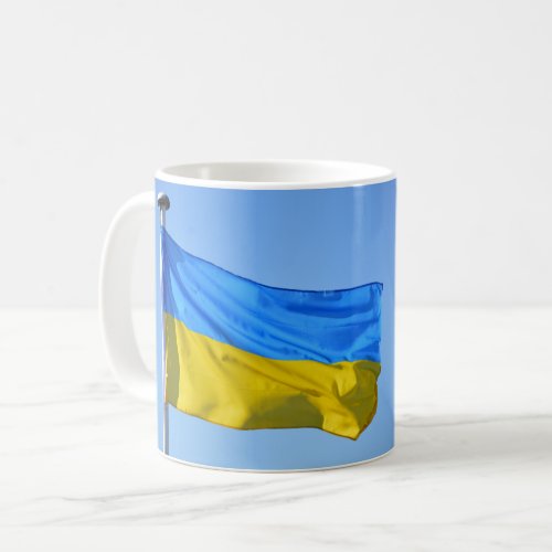 Flag Victory for Ukraine Stay Strong Coffee Mug