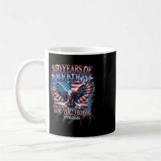 Flag Vintage 250 Years American 1776 2026 250th Us Coffee Mug