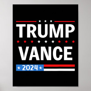 Flag Vote 47 Trump Vance 2024 Vp Vice President  Poster