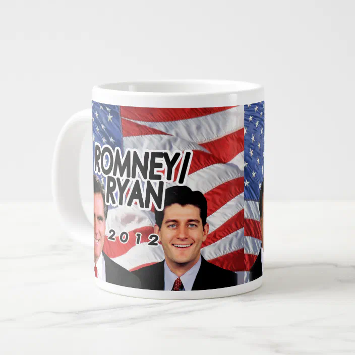 Mitt Romney Family American Flag 2012  Gift Coffee Mug 