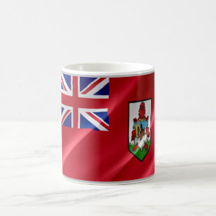 Flag Waving - Bermuda - Coffee Mug