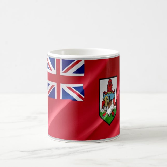 Flag Waving - Bermuda - Coffee Mug (Center)