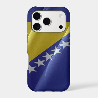 Flag waving of Bosnia and Herzegovina - iPhone 17 Pro Case
