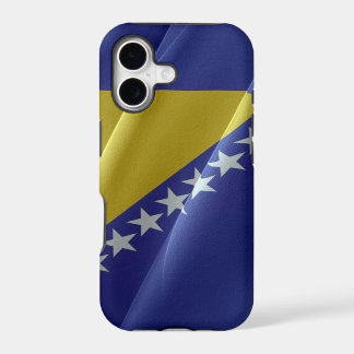 Flag waving of Bosnia and Herzegovina - iPhone 17 Case