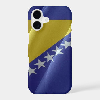 Flag waving of Bosnia and Herzegovina - iPhone 17 Case