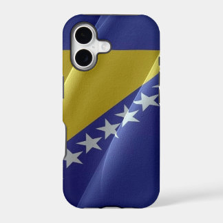Flag waving of Bosnia and Herzegovina - iPhone 17 Case