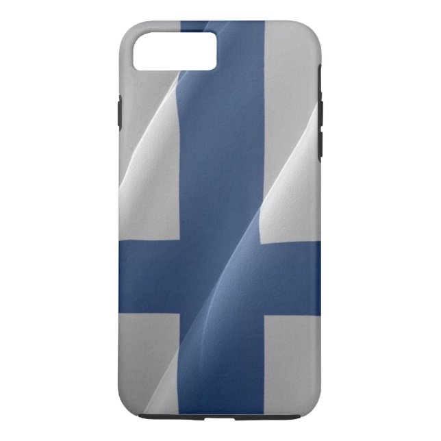 Flag waving of Finland - Case-Mate iPhone Case (Back)