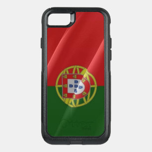 Flag waving of Portugal - OtterBox Commuter iPhone SE/8/7 Case