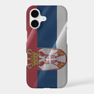 Flag waving of Serbia - iPhone 17 Case