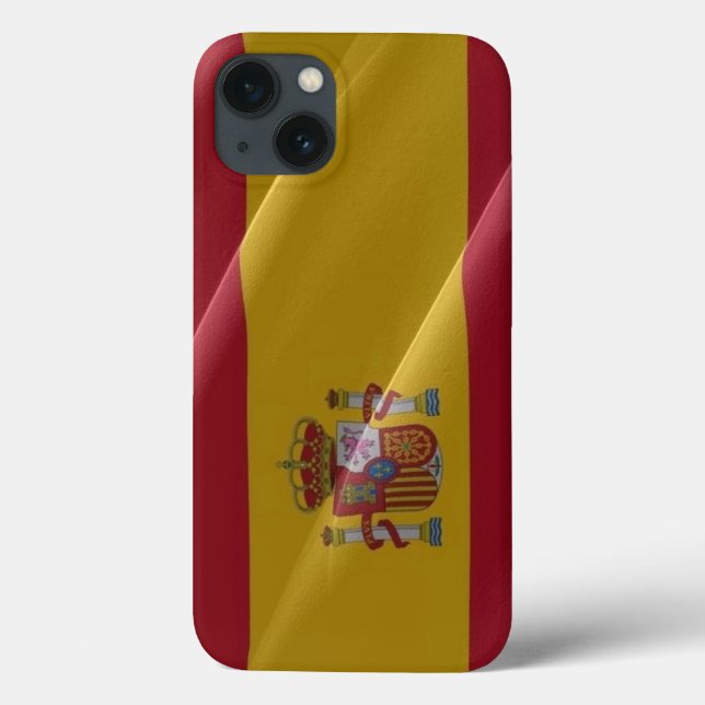 Flag waving of Spain - Case-Mate iPhone Case (Back)