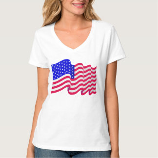 flag woman’s shirt