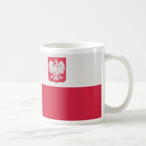 Flaga Polski z godłem _ Flag of Poland Coffee Mug