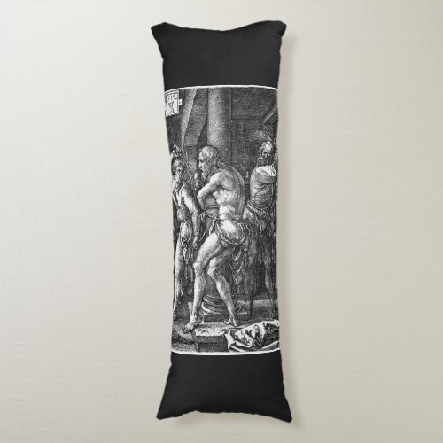 Flagellation by Albrecht Durer Body Pillow