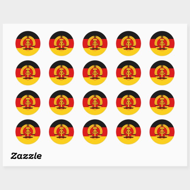 Flaggenfritze Deutschland DDR Fahne 150x250 Cm – Reißfeste Polyester-Flagge