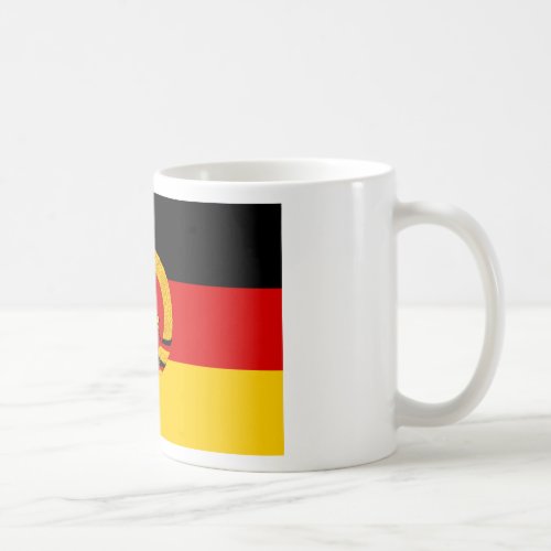 Flagge der DDR _ Flag of the GDR East Germany Coffee Mug