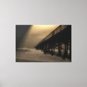 Flagler Beach Fishing Pier Canvas Print
