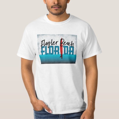 Flagler Beach Florida Surfboard Surfing T_Shirt