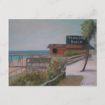 Flagler Beach Postcard by Pattyshop at Zazzle