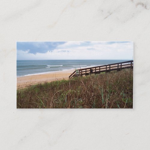 Flagler Beach Walkway Business Card Templates