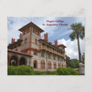 Flagler College St. Augustine, Florida Holiday Postcard