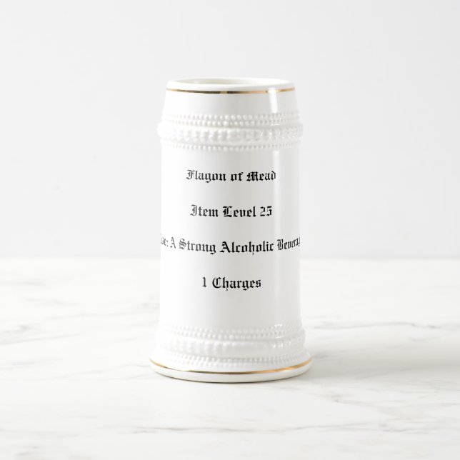 Flagon of Mead Beer Stein (Center)